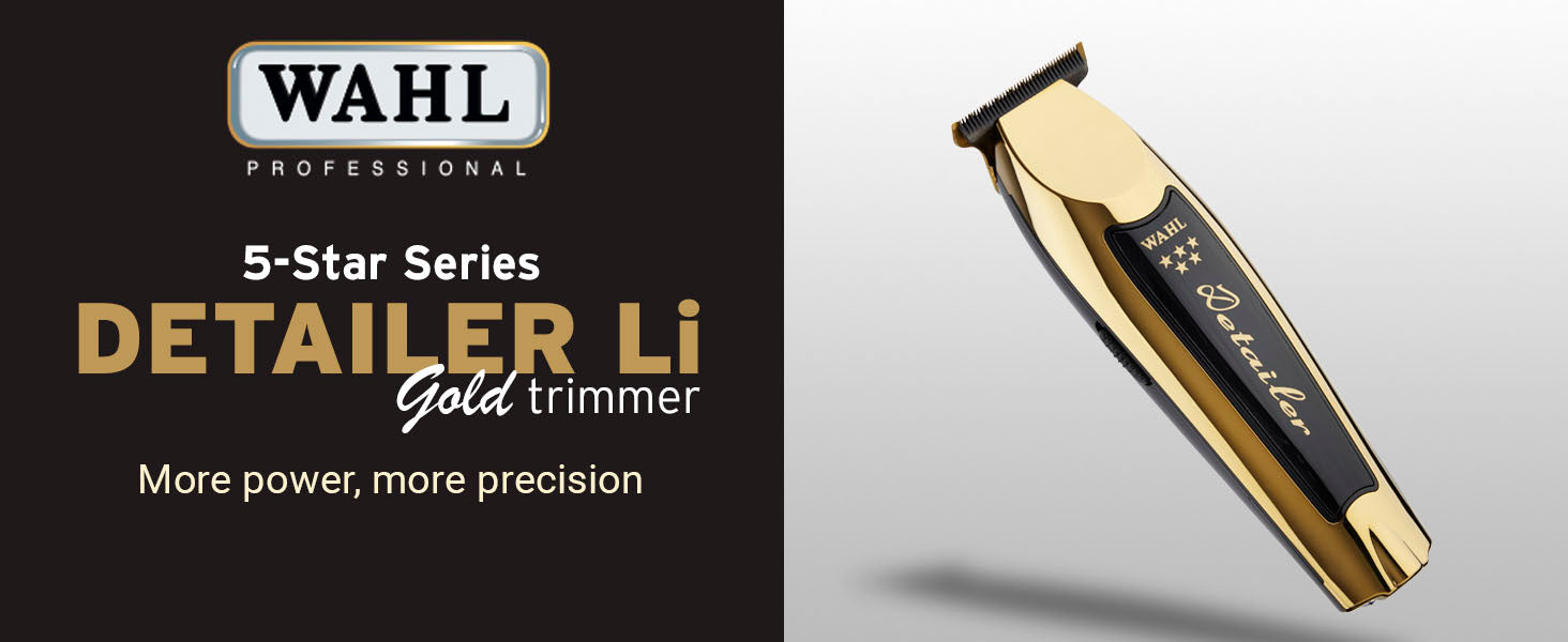 Wahl Detailer Li Gold Trimmer 08171-700  WAHL Professional Cordless Hair  Trimmer - Wahl EU