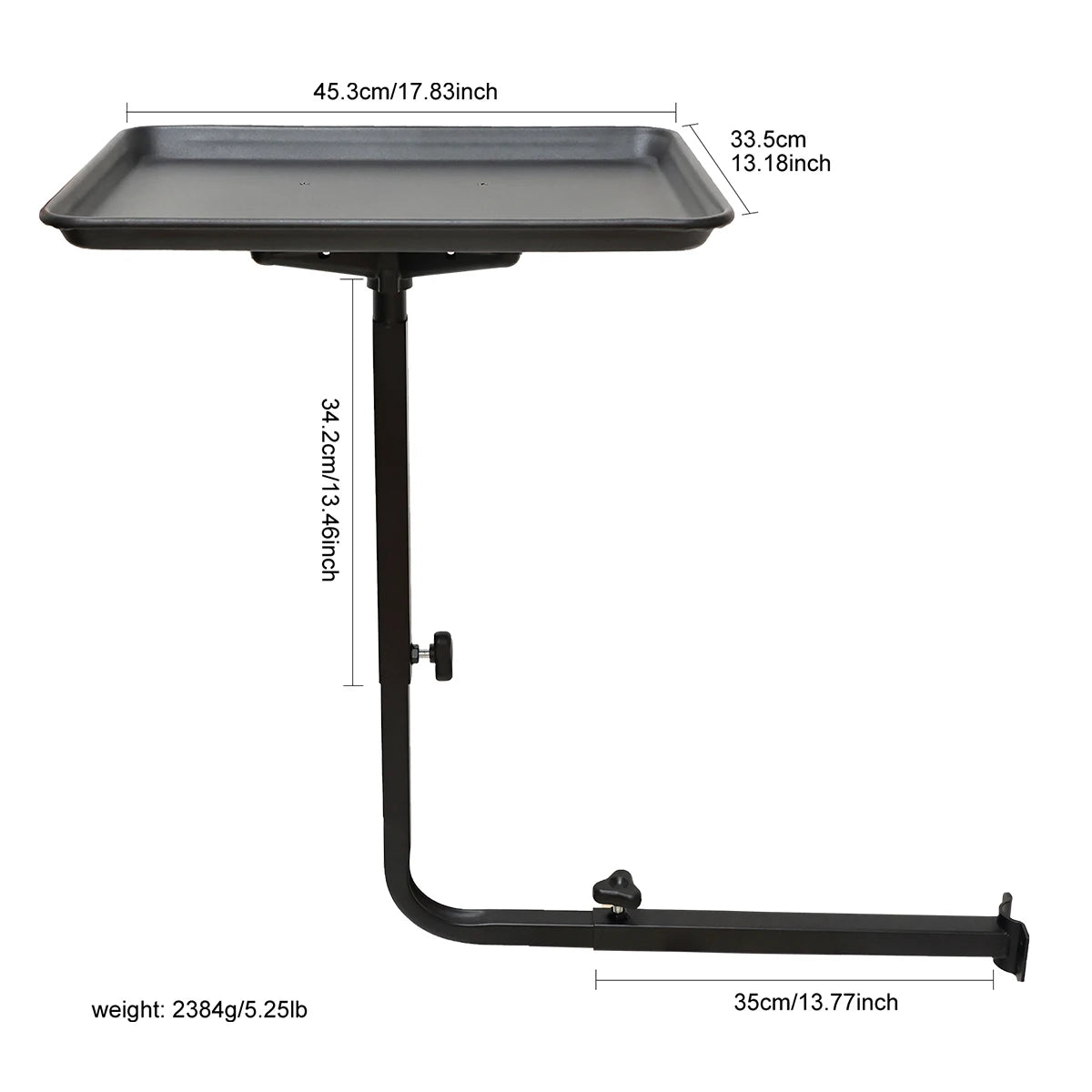 Barbershop Chair Tray Adjustable