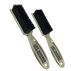 Silver Fade Brush Barber Cleaning