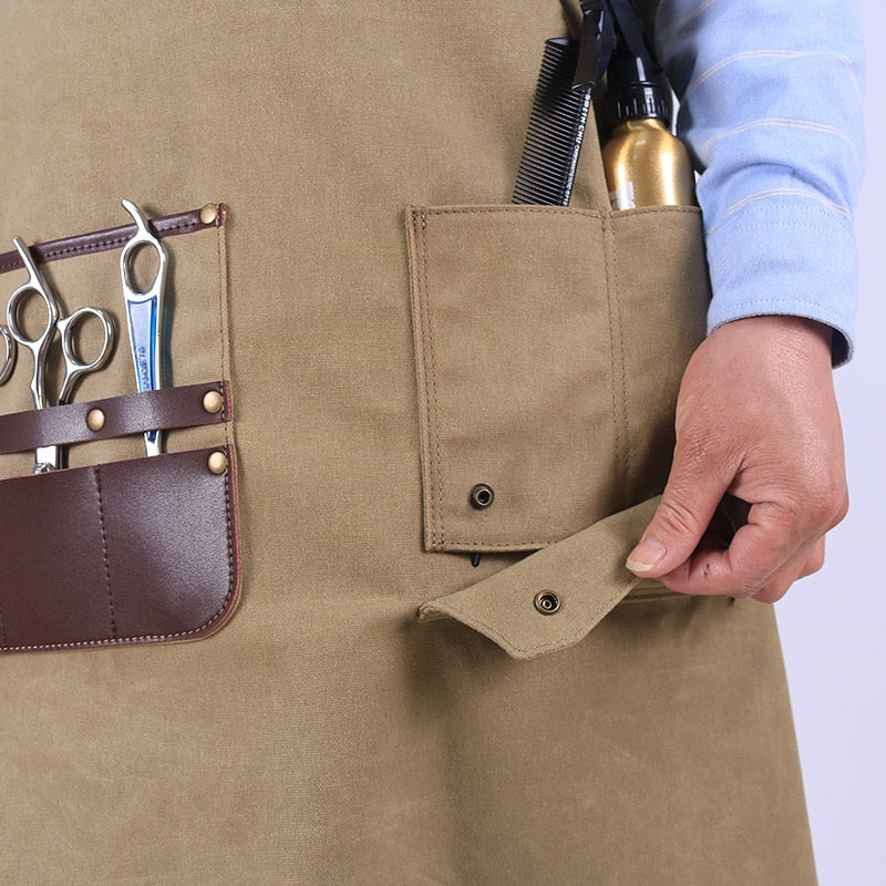 Barber Apron Khaki