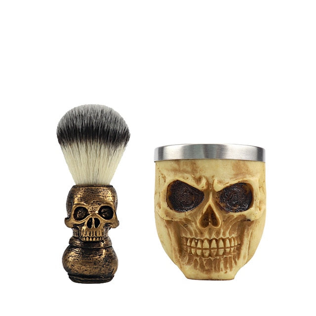 Skull Shaving Beard Kit