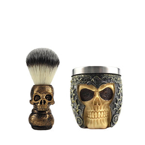 Skull Spartan Shaving Beard Kit