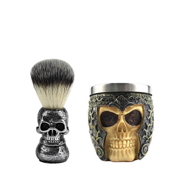 Skull Spartan Shaving Beard Kit