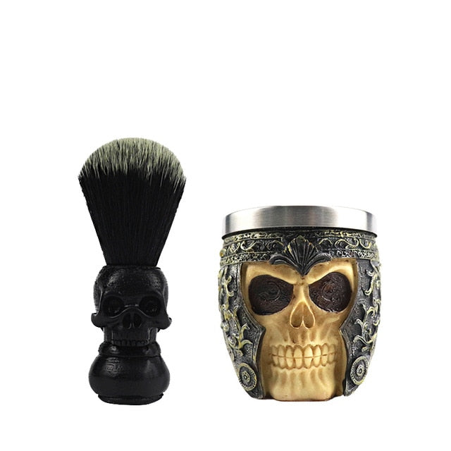 Skull Spartan Shaving Beard Kit