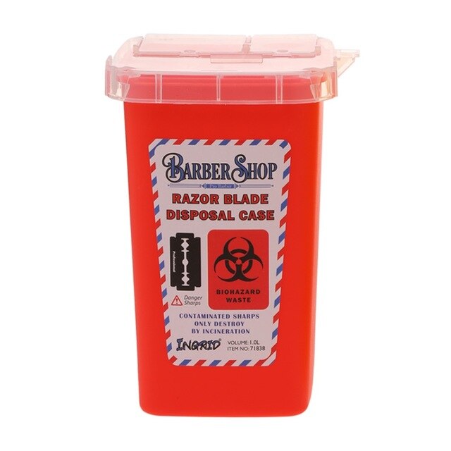 1L Barber Razors Disposal Collect Box