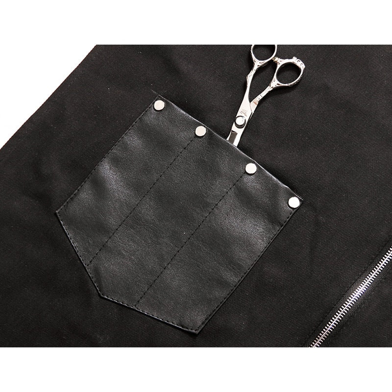 Barber Black Vest